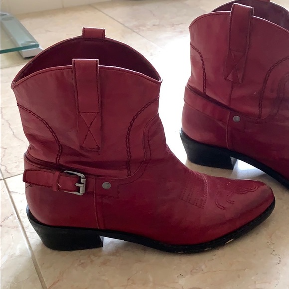 Red Cowboy Boots - Picture 3 of 5